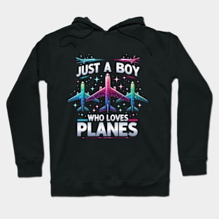 Just A Boy Who Loves Planes T-Shirt & Toddler Airplane Lover Hoodie